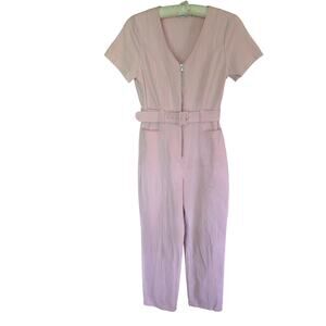 & Other Stories Women's Size 6 Pinstripe Cotton Jumpsuit Coveralls Boilersuit